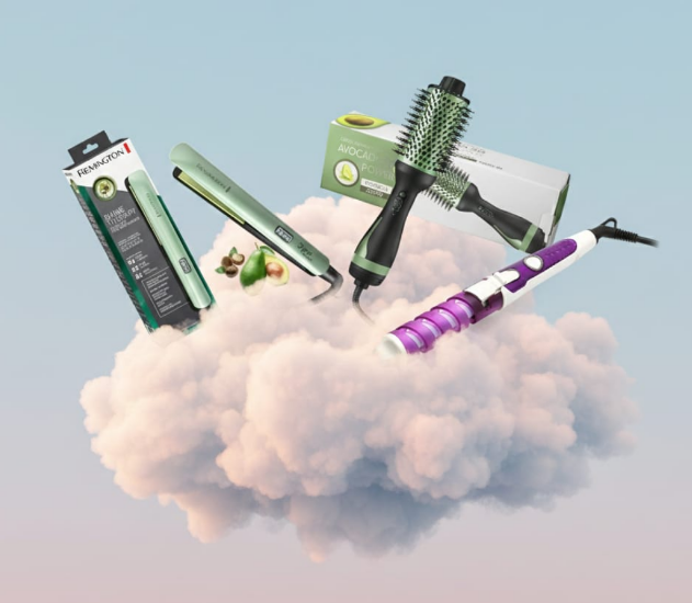 Combo Cepillo Secador Aguacate Plancha Aguacate + Pinza rizadora
